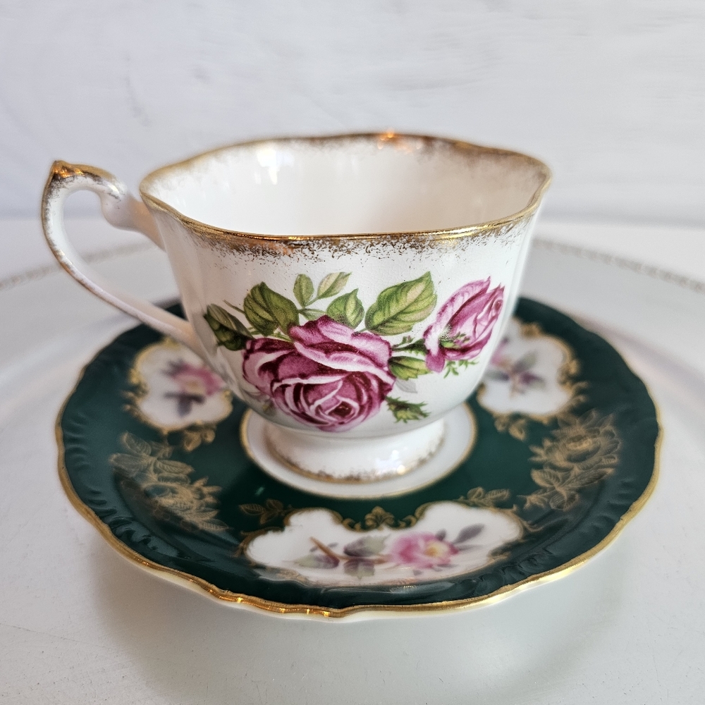 VTG Orleans Rose Royal Standard Fine Bone China Tea Cup cottagecore